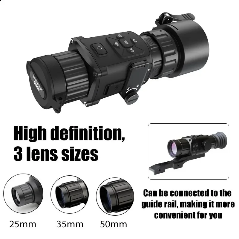 Monocular Thermal Infrared  Imager for Hunting HIKMICRO TQ50C Camera Imaging HD Night Vision Telescope Detection Distance 2600m