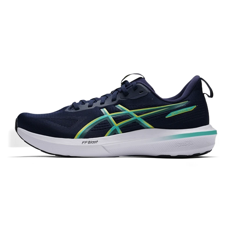 Asics Zapatos deportivos para hombre Gt-1000 14 con amortiguación estable y transpirables para entrenamiento físico y correr 1011C077-401
