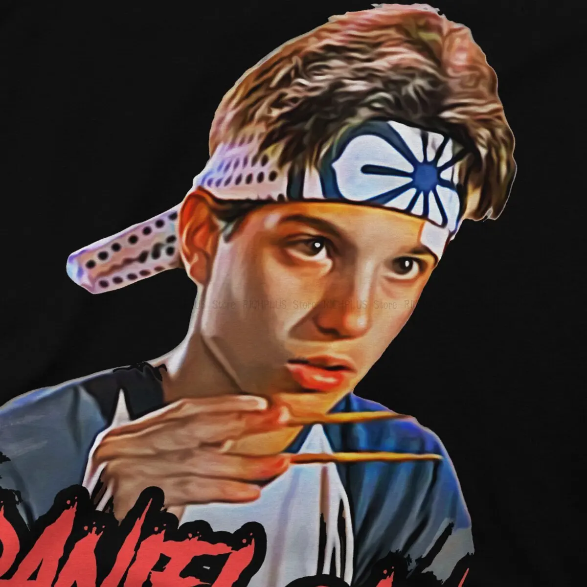 Cobra Kai TShirt DANIEL SAN KARATE KID Basic T Shirt Oversized Men Tee Shirt Printing Trendy