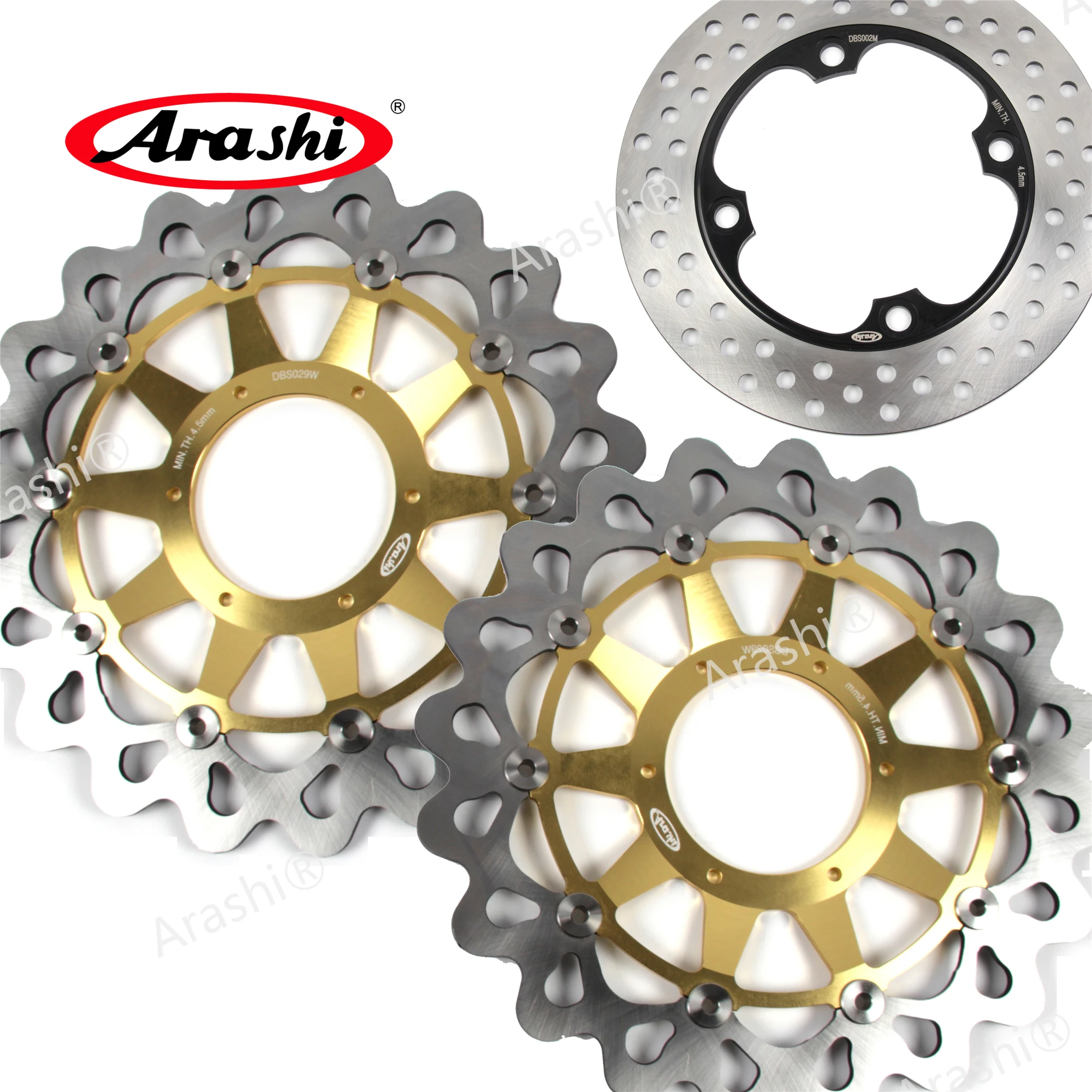 صالح لهوندا 1000cc VTR SP1 RC52 2004 2003 2002 2001 CBR1000RR 2007 2006 الجبهة الخلفية قرص فرامل الدوار القرص أراشي الدوار