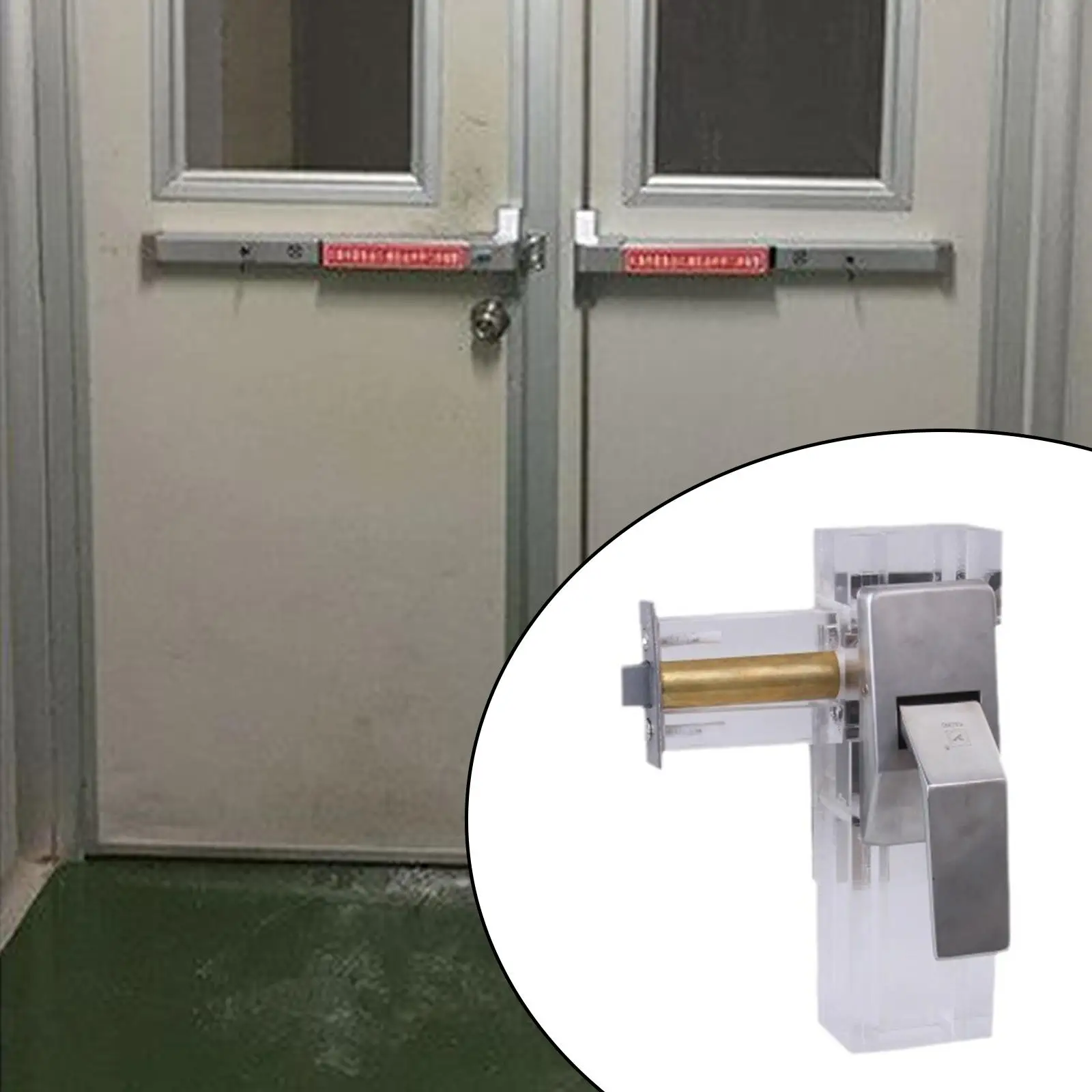 

Emergency Escape Door Lock Door Handle Ergonomic Replacement