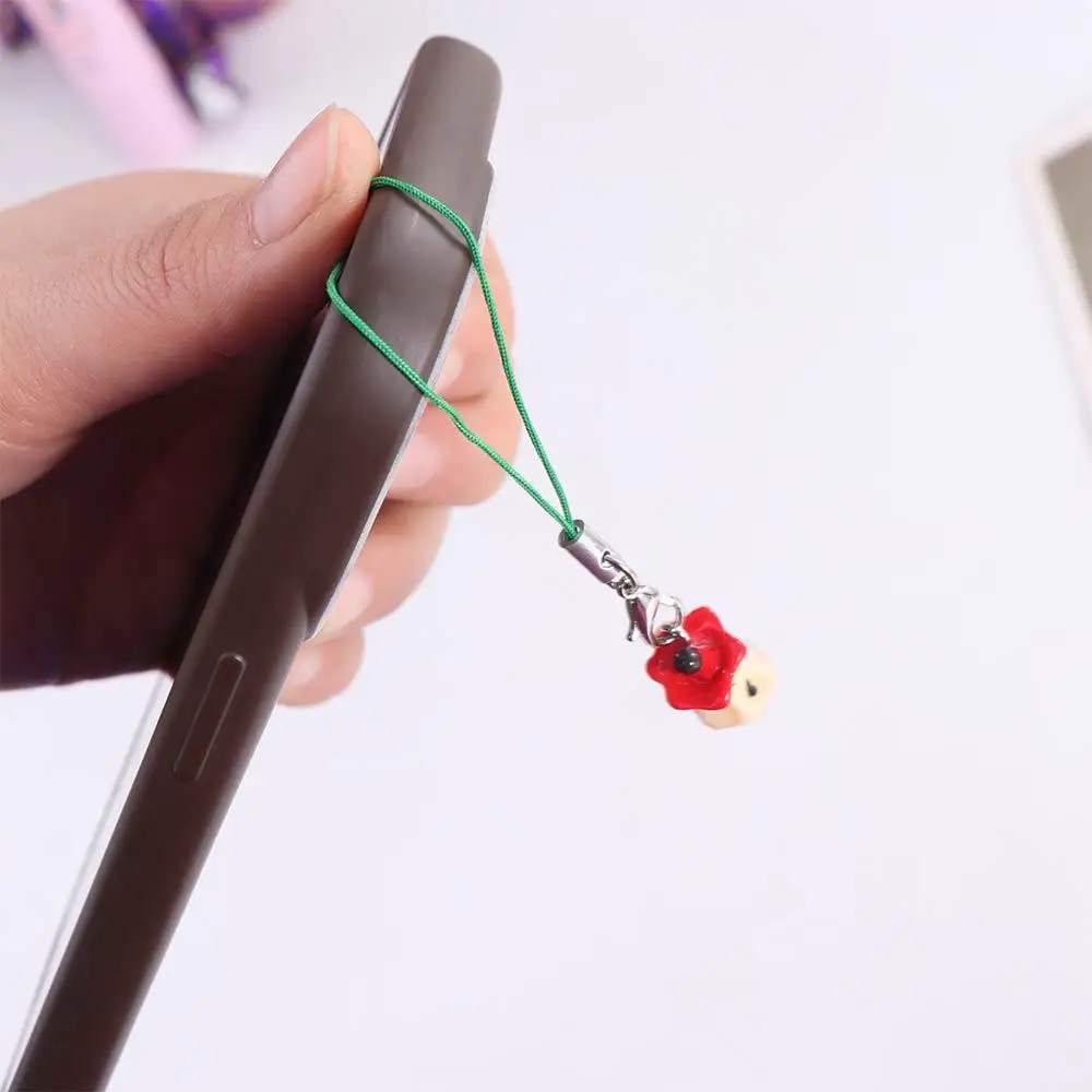 أزياء الفراولة الفاكهة الهاتف سحر الموز الطماطم الهاتف الخليوي الحبل لطيف زينة الهاتف قلادة حقيبة قلادة