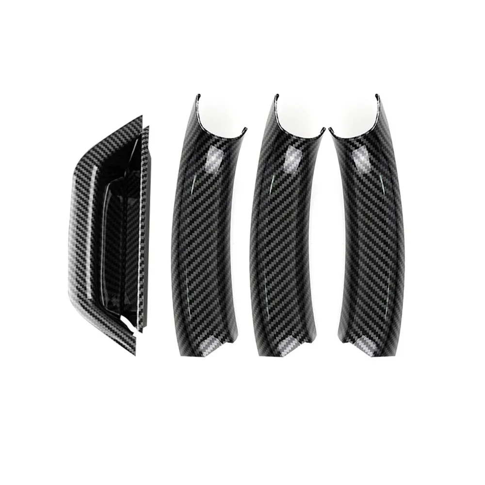 Für BMW X3 X4 F25 F26 2010 2011 2012 2013 2014 2015 2016 Auto Innentürgriff Panel Pull Abdeckung ABS Carbon Textur/Schwarz/Beige – Detail 5