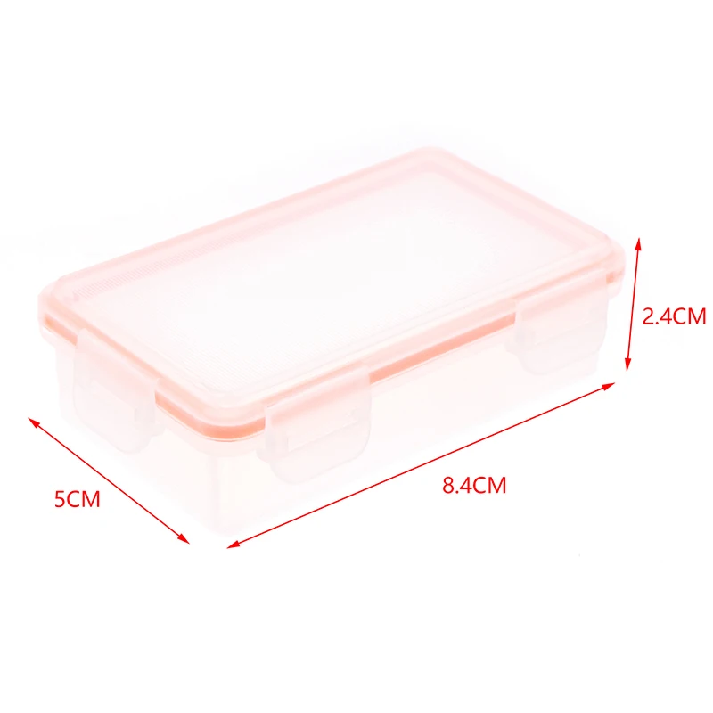 18650 Waterproof Battery Case 2 Slots With Clip White Hard Plastic Battery Storage Holder Container Waterproof Boxes