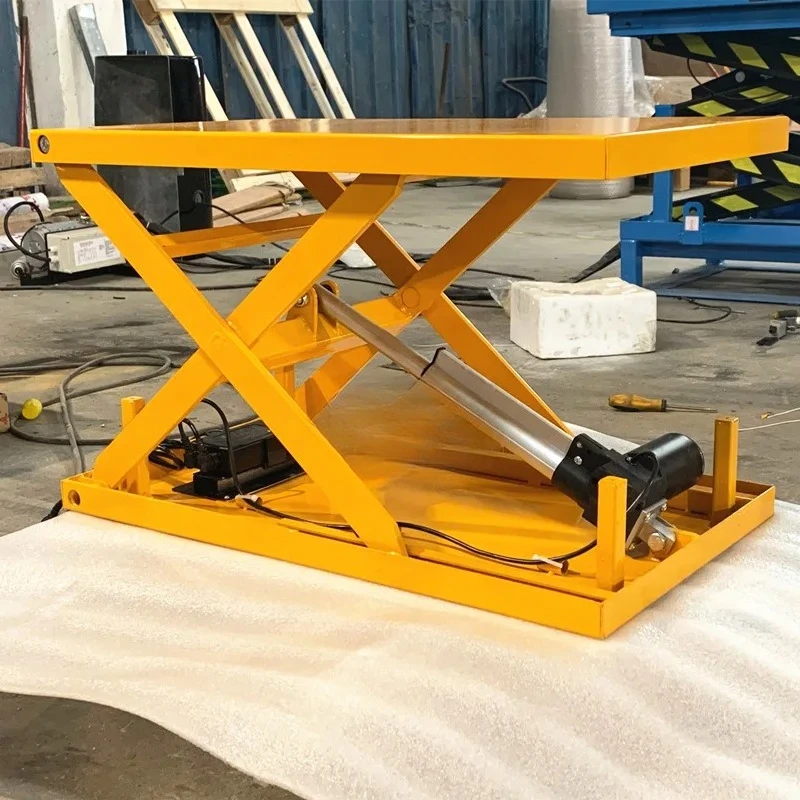 Small miniature electric cylinder lift 100kg electric push rod lifting platform
