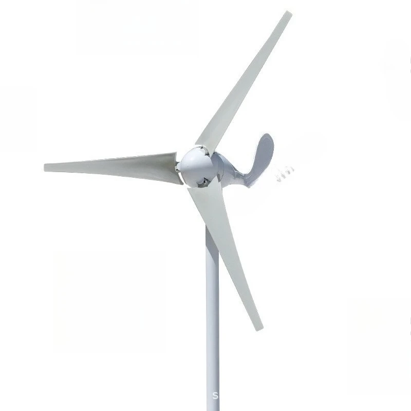 Wind turbine 200W/600W wind solar complementary street lamp monitoring horizontal axis small wind turbine for household use