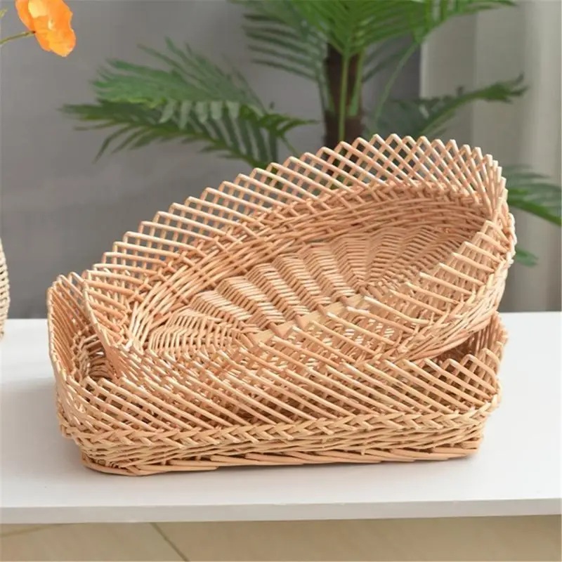 

Овальные и прямоугольные плетеные корзины для хранения для эффективного использования пространства