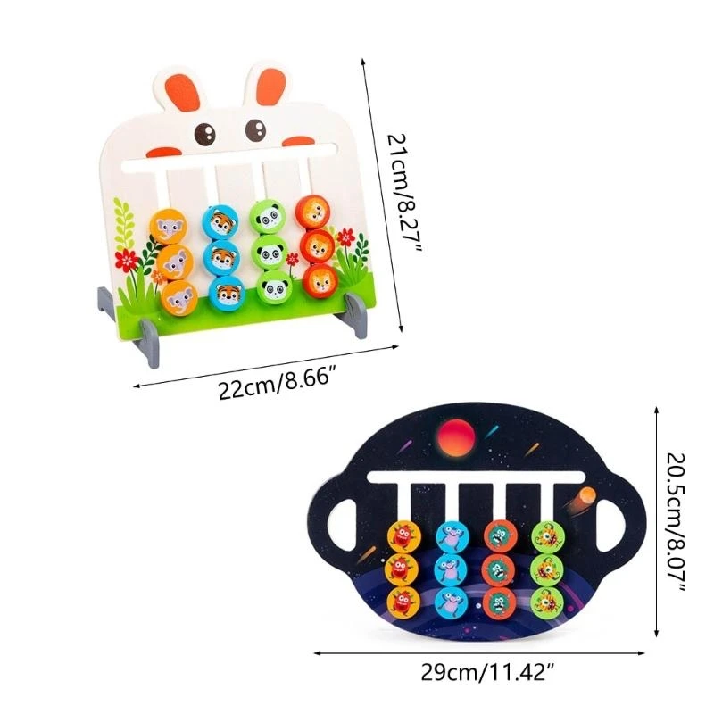 Find The Right Animal for Toddlers Boys & Girls Basic Color Animal Cognition Learning Toy Thinking Training 15UB