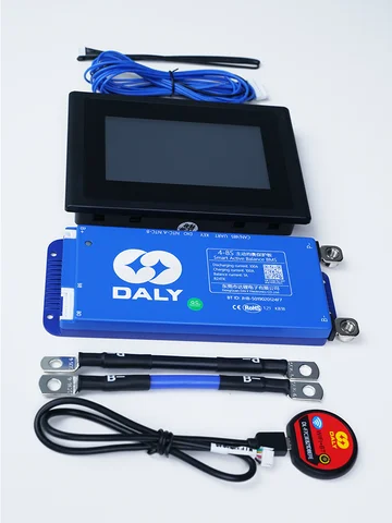 Daly Smart BMS with BT WiFi 4S 12V 8S 24V 16S 48V 40A 100A 150A 200A Active Balance Overcharge/Discharge Protection for Sola/EV