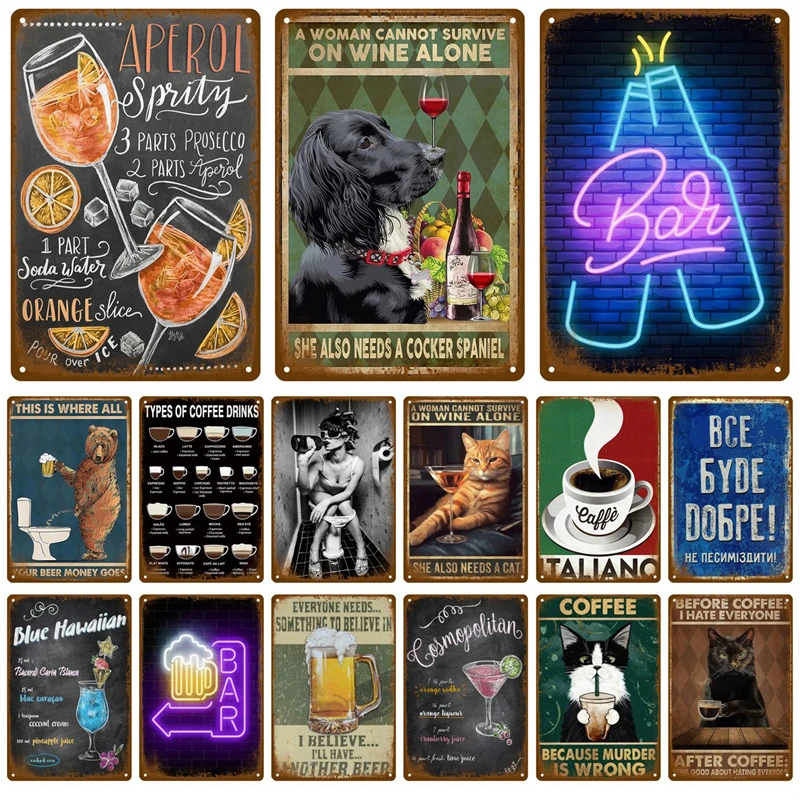 

Vintage Home Decor Whiskey Metal Sign Plaque Pub Retro Alcohol Tin Sign Beer Wall Art For Bar Pub Club Man Cave Decorative Plate