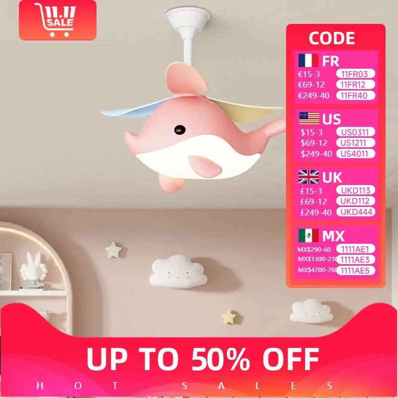 Children's Room Ceiling Led Light Creative Cartoon Airplane Chandelier Personality Boys and Girls