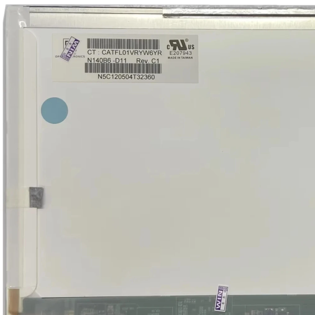 N140B6-D11 para ordenador portátil con pantalla led lcd de HP 8440P 8440W 14,0 "LP140WH1-TPD1 ordenador LTN140AT05 B140XW01