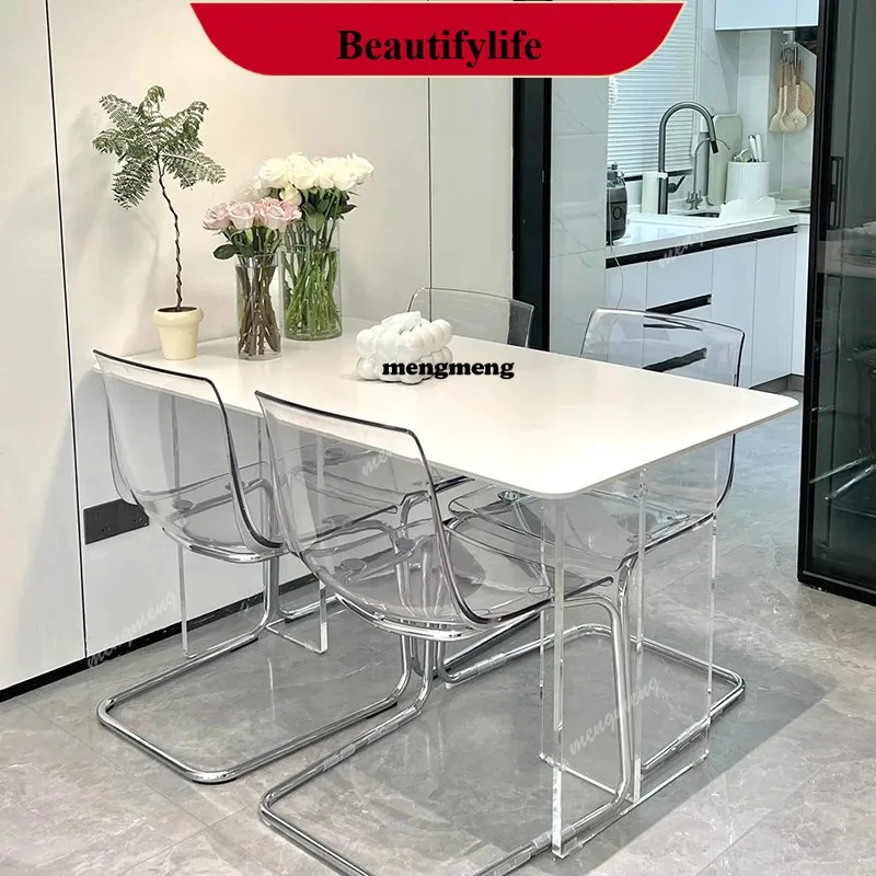 

B178 Living Room Dining Table Salon Study Nordic Balcony Luxury Corner Gaming Hallway Outdoor Dining Table Study Mesa Salon Furn