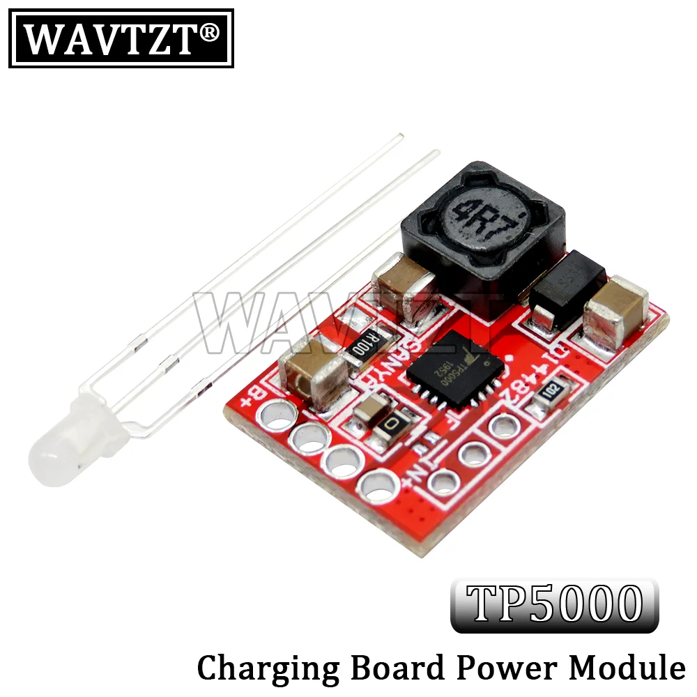 TP5100 charging management power supply module board TP5000 1A 2A compatible with 4.2V 8.4V single and double lithium batteries