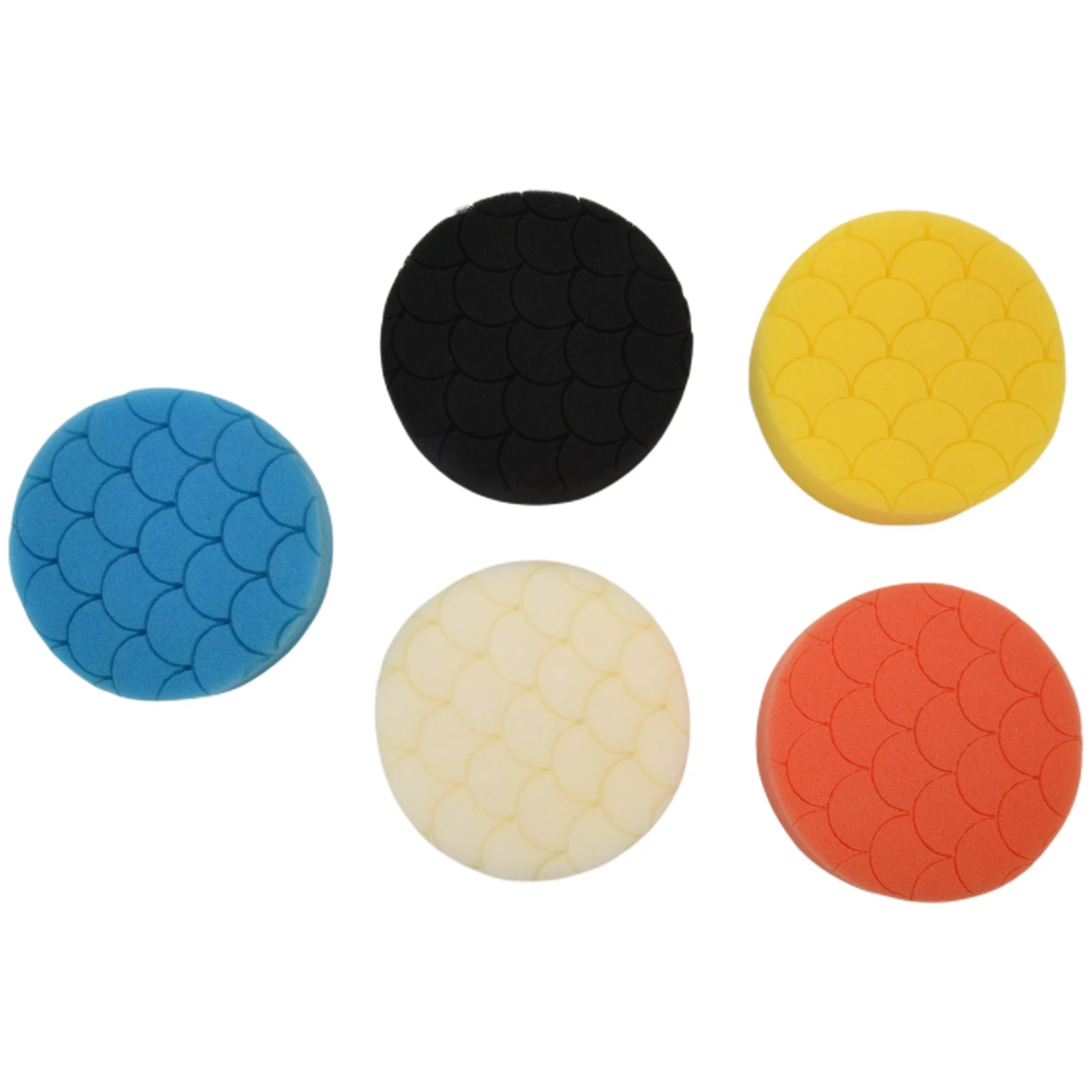 5Pcs 4 Inch Polishing Pads Buffing Sponge Pads Kit for Car Buffer Polisher Sanding, Waxing, Polishing, Sealing Glaze