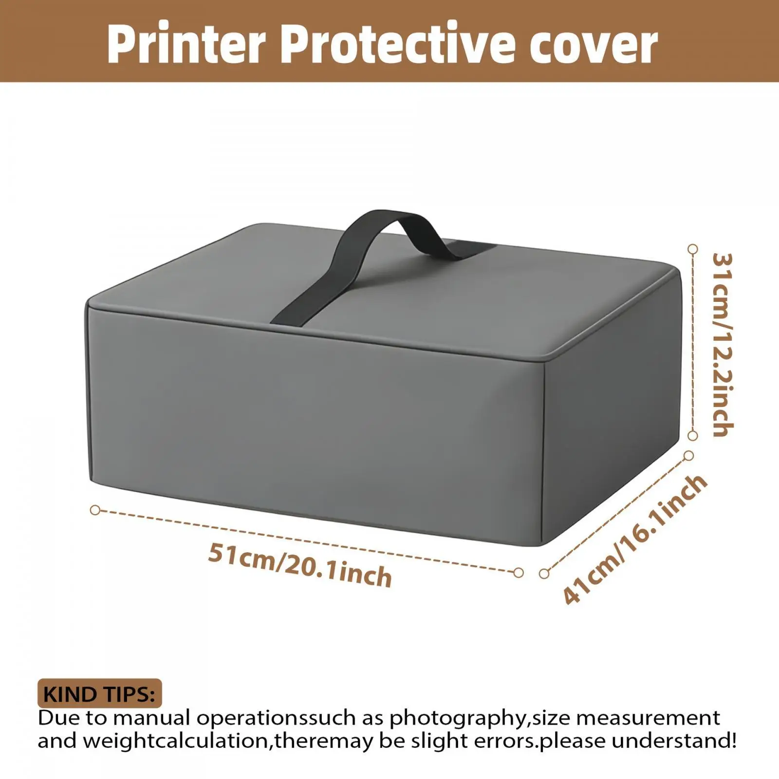 Waterproof Oxford Cloth Printer Cover Anti Dust Enclosure Protector for Home Office Copiers and Equipment