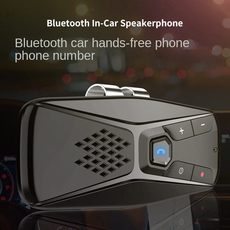 Car Handsfree Bluetooth Sun Visor Handsfree Bluetooth Telephone Car Mobile Phone Wireless Stereo Mp3 Player Wireless