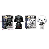 BANDAI Star Wars Star Wars New Classic Darth Vader Stormtrooper Logistics Action Painting Toy decorations Decorate children
