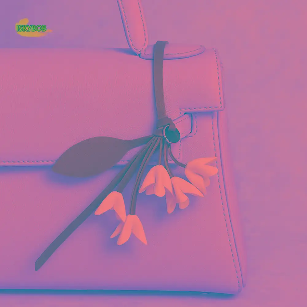 جميل شماعات زهرة بو الجلود قلادة اليدوية الكرتون الجلود المفاتيح موضة سيارة كيرينغ حقيبة قلادة اكسسوارات السيارات