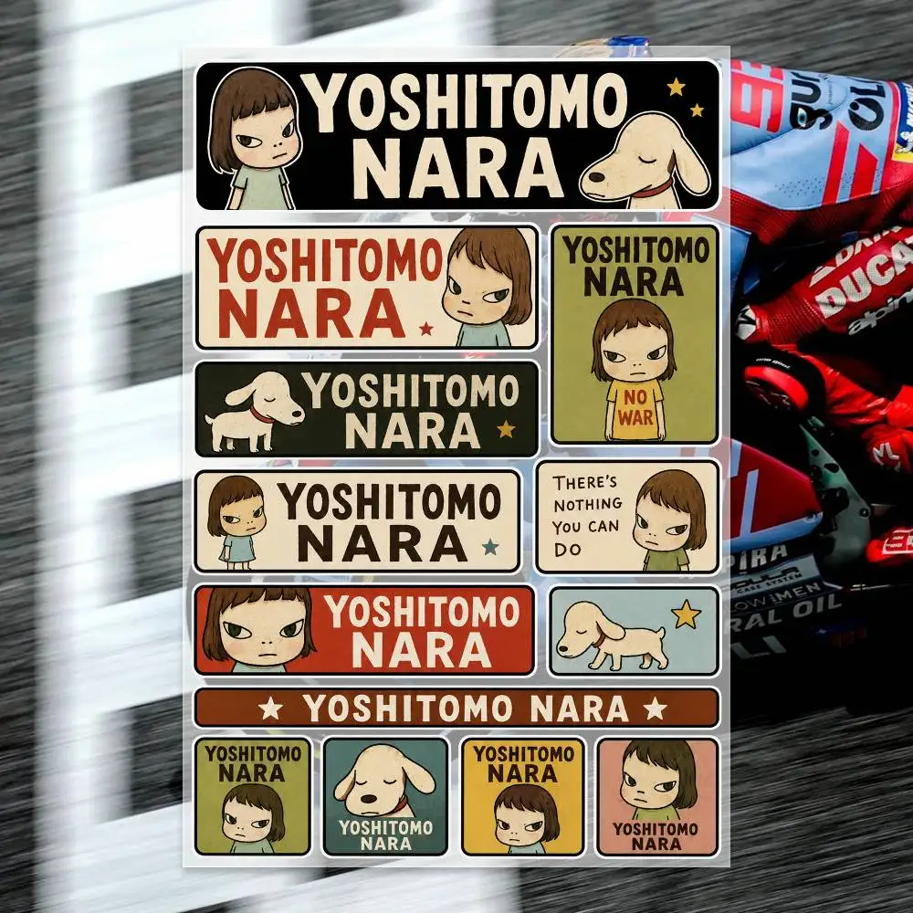 Y-oshitomo NA-rA-  Decal Set High Quality Printed and Cut Stickers Motorcycle Sticker
