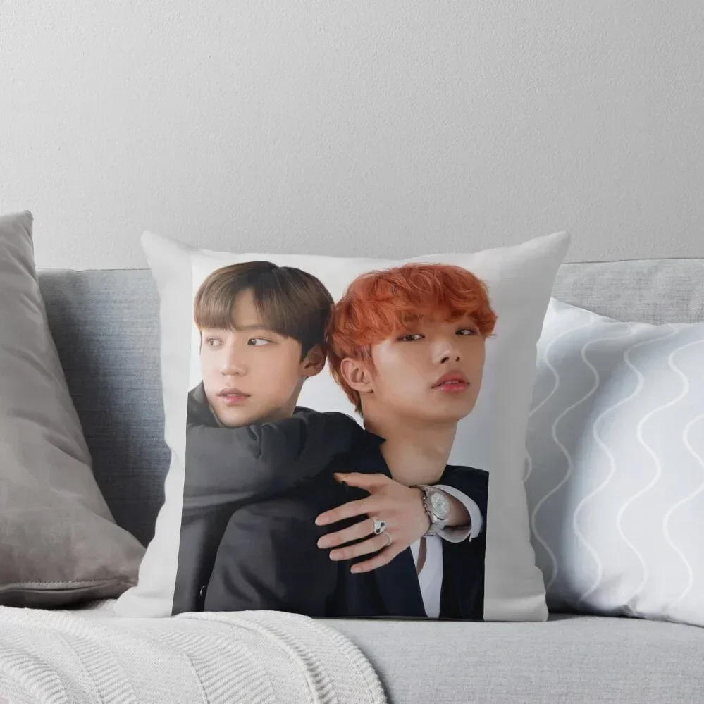 Ateez Yunho and Mingi yungi Throw Pillow Pillow Cover Christmas Covers pillowcases for sofa cushions pillow