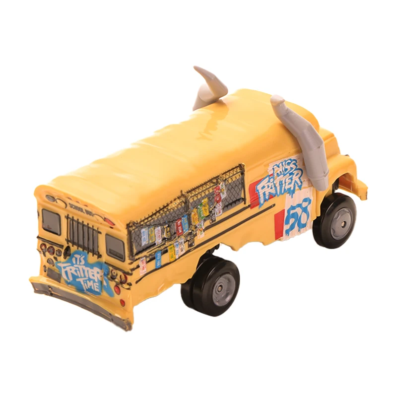 Disney Pixar Cars 3 Miss Fritter Lightning McQueen Car Toys veicolo Boy Children Mater Jackson Storm Ramirez 1:55 Diecast Metal