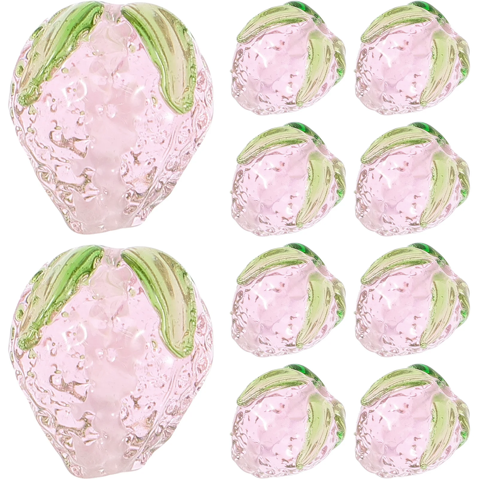 

16 Pcs Strawberry Jewelry Charms Accessories Pendants Diy Bracelet Fruit Strawberries