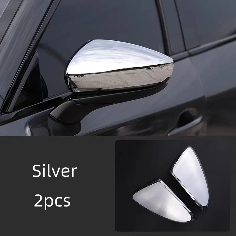 ABS Car Rearview Mirror Cover Side Wing Cap Shell Case Trims For Mazda 3 BP Axela 2019-2024 Exterior Accessories