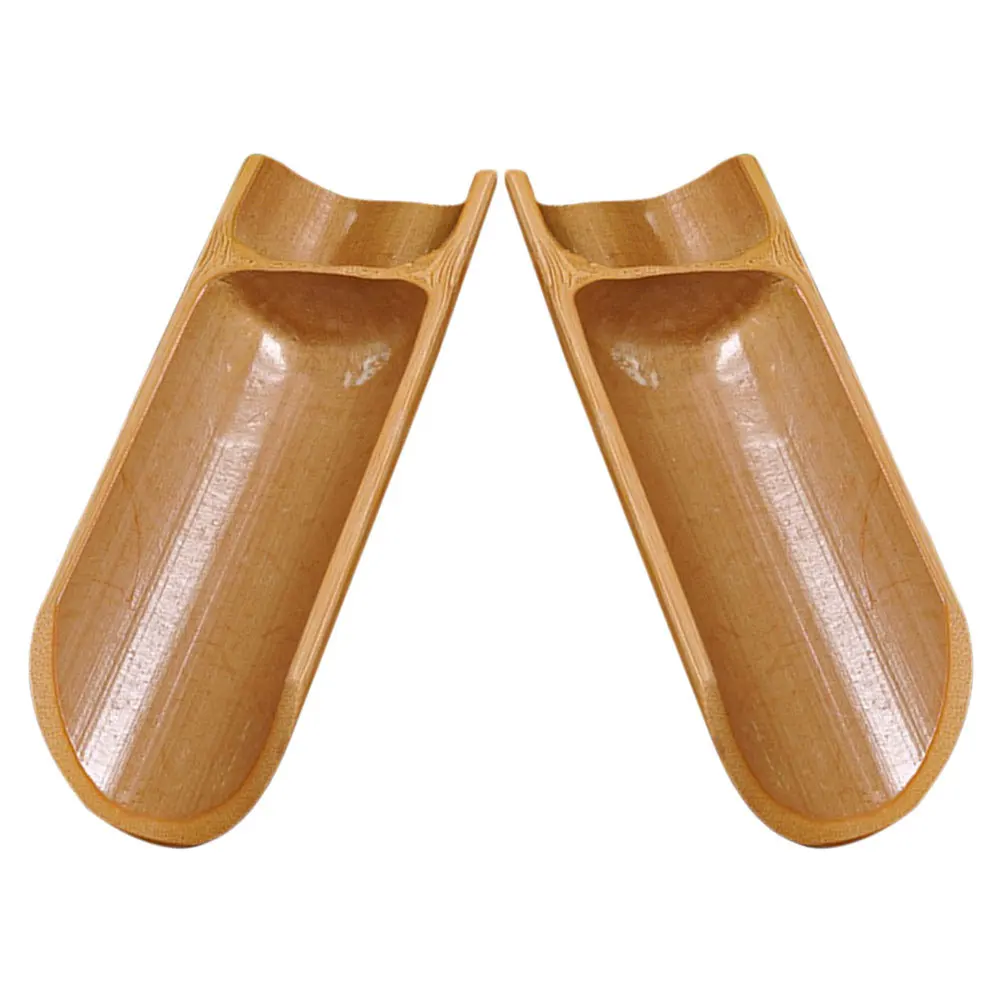

2Pcs Bamboo Tea Scoop Smooth Surface Loose Leaf Measuring Spoon Tea Ceremony Brewing Tool Office Home Leaf Scoops