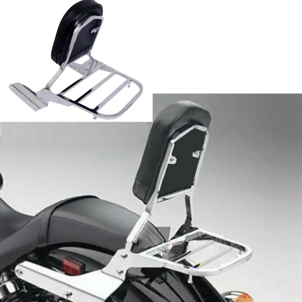 Motorcycle Sissy Bar Backrest Luggage Rack For Honda Shadow Sabre Ace VT1100 1990- 2011 2012 2013 2014 2015 2016 2017 2018 2019