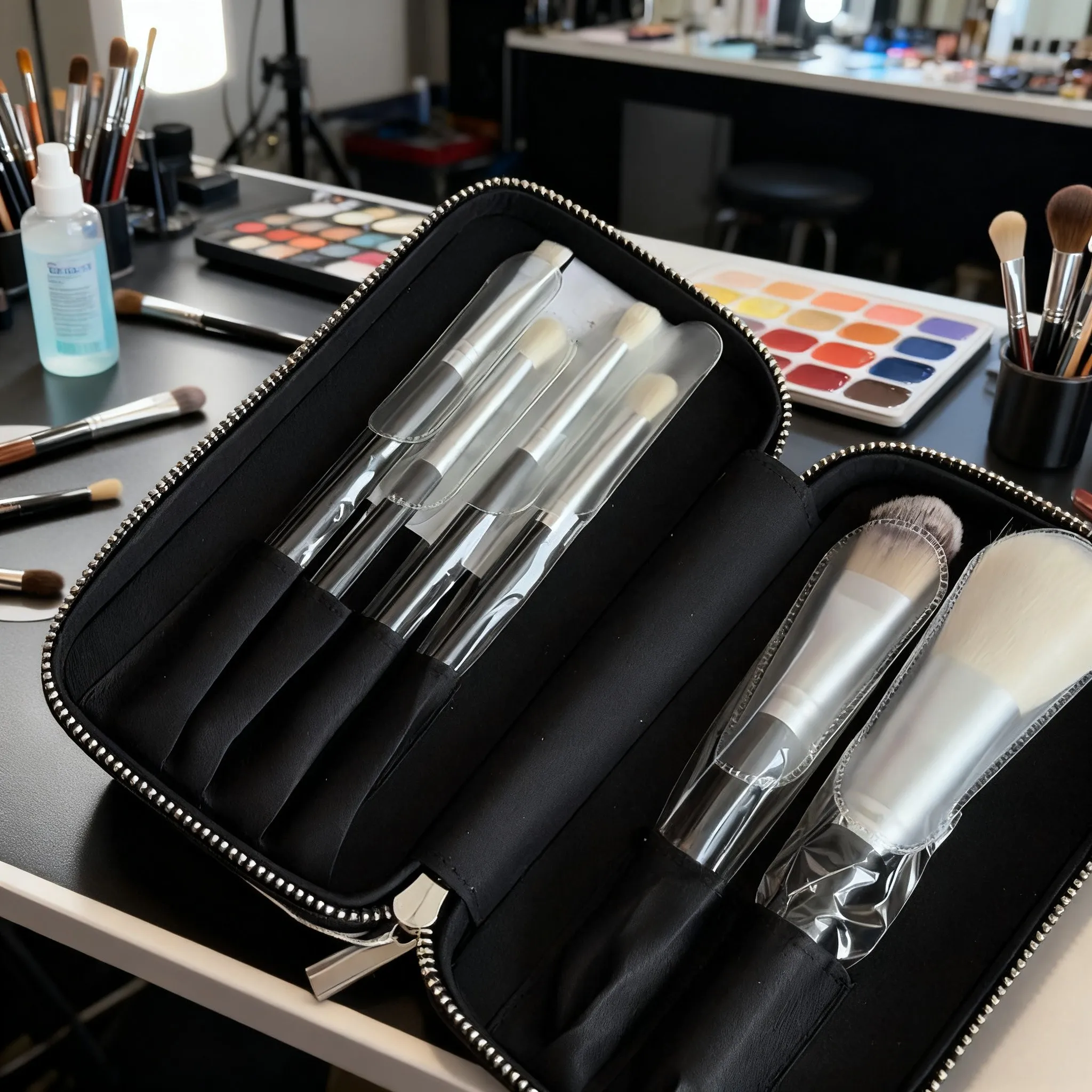 Juego de brochas de maquillaje, regalos navideños de lujo para esposa, novia, DSeries, base, colorete, delineador de ojos, sombra de ojos, juego de maquillaje