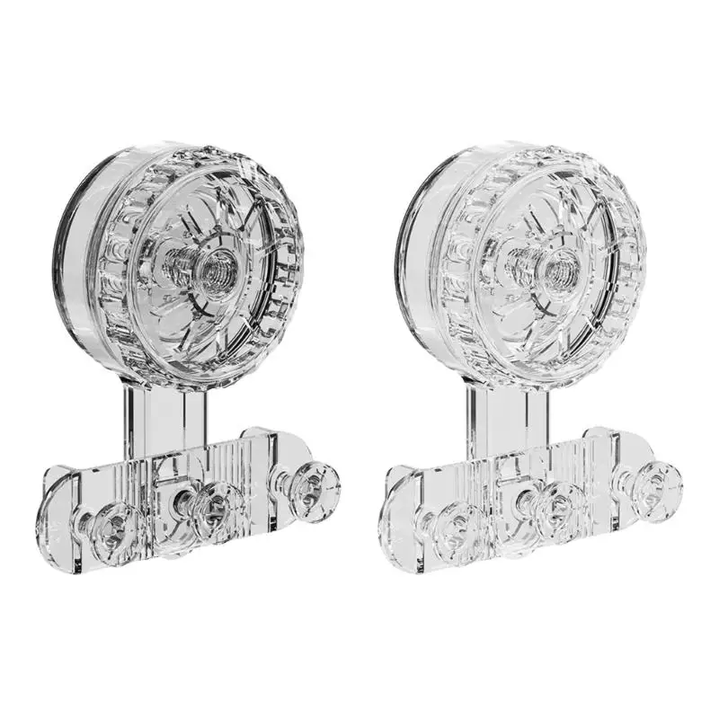 

E8BD Waterproof Powerful Suction Cup Hook Heavy Duty Adhesive Hook Bathroom Towel Rack Practical Office Small Item Holder