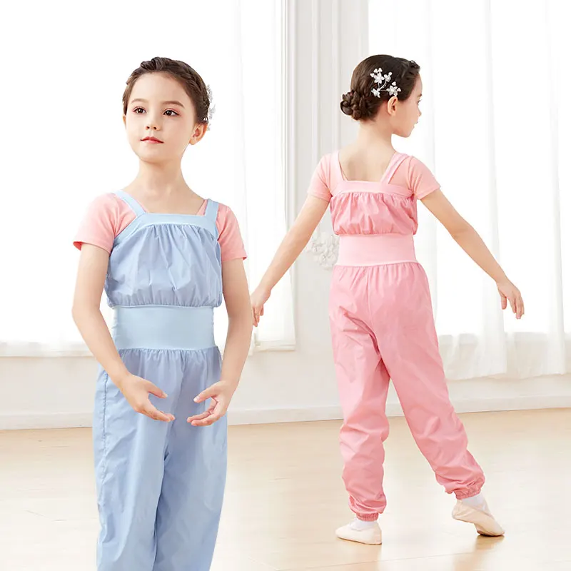الفتيات الباليه الاحماء وزرة فضفاضة الرقص السراويل السراويل Unitard الاطفال طفل Dancewear