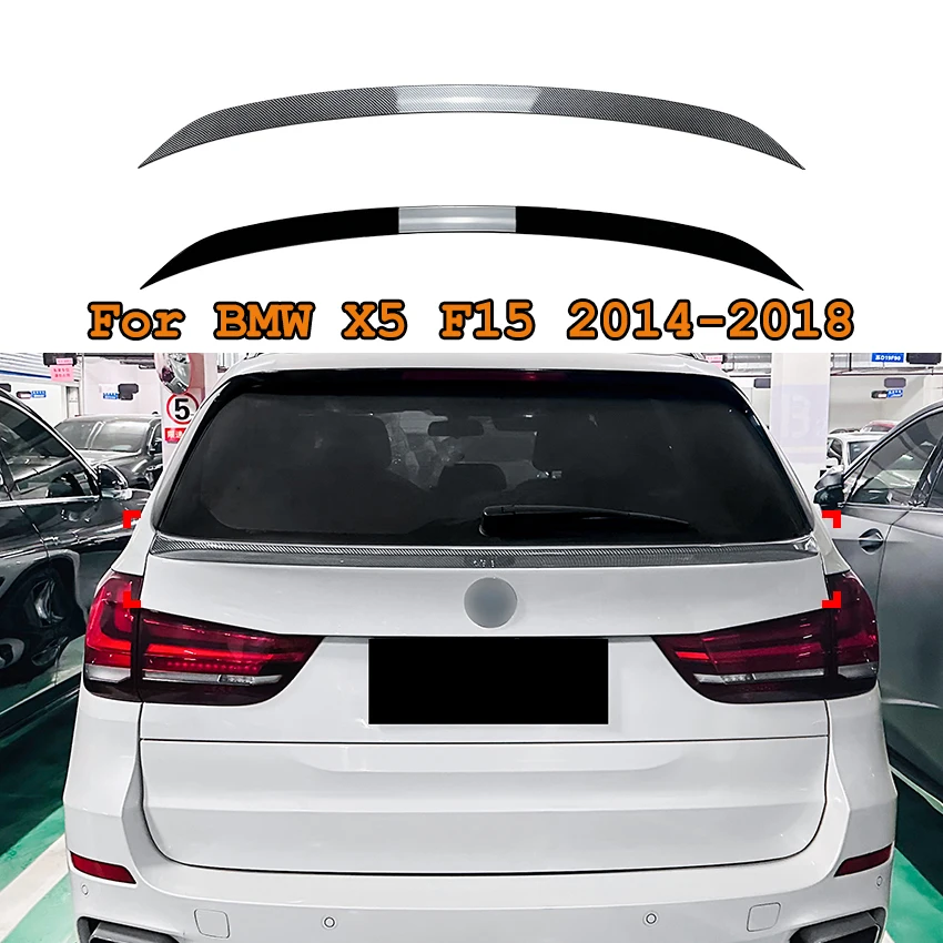 

Car Tail Center Wind Spoilers Wings For BMW X5 F15 2014-2018 Cars Rear Trunk Roof Sport Spoiler Wing Car Exterior Modification