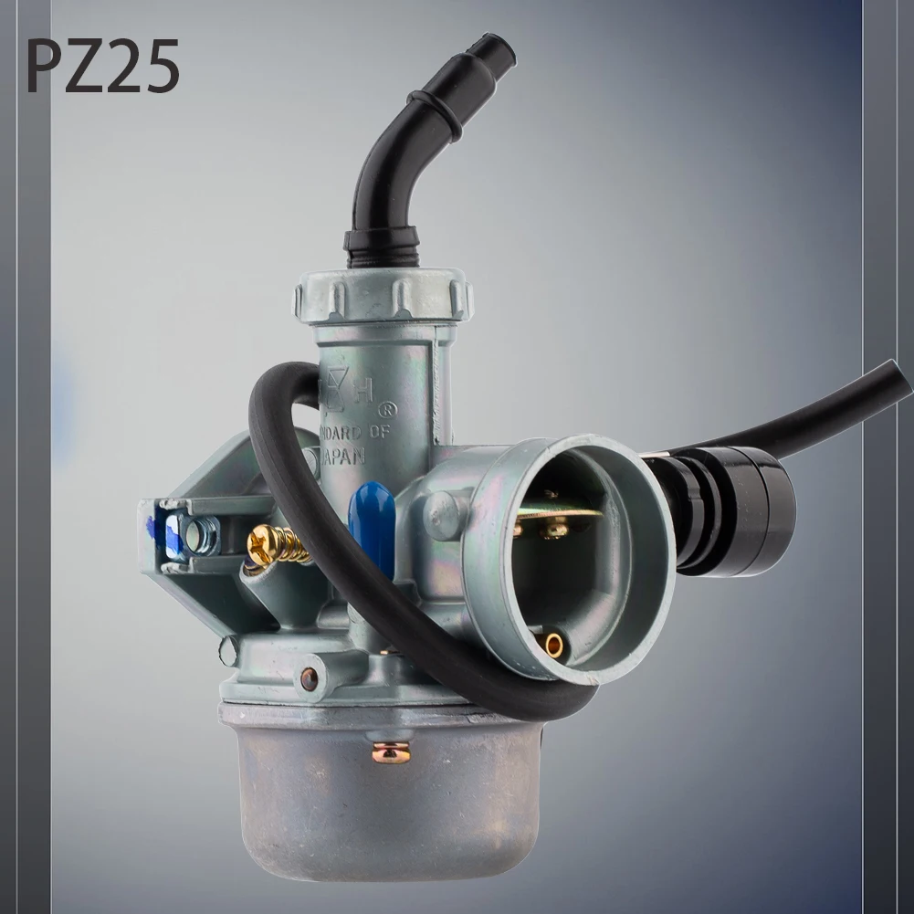 PZ25 25mm Hand Choke Carburetor For 90cc 125cc 140cc ATV Quad Motorcycle Engines