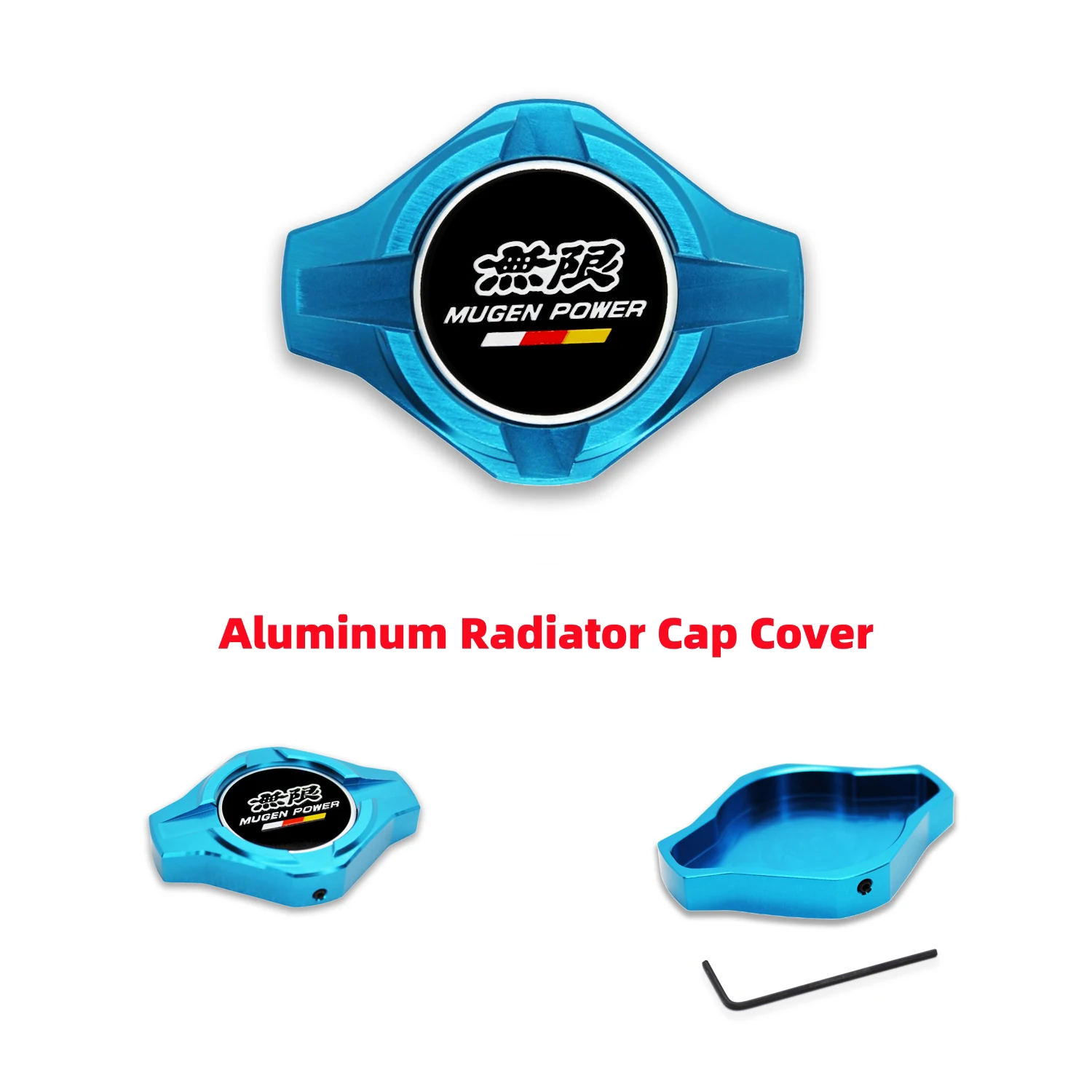 Aluminum Radiator Cap Cover for Honda Accord CIVIC SI Element ACURA INTEGRA S2000 PRELUDE CRV MUGEN POWER JDM