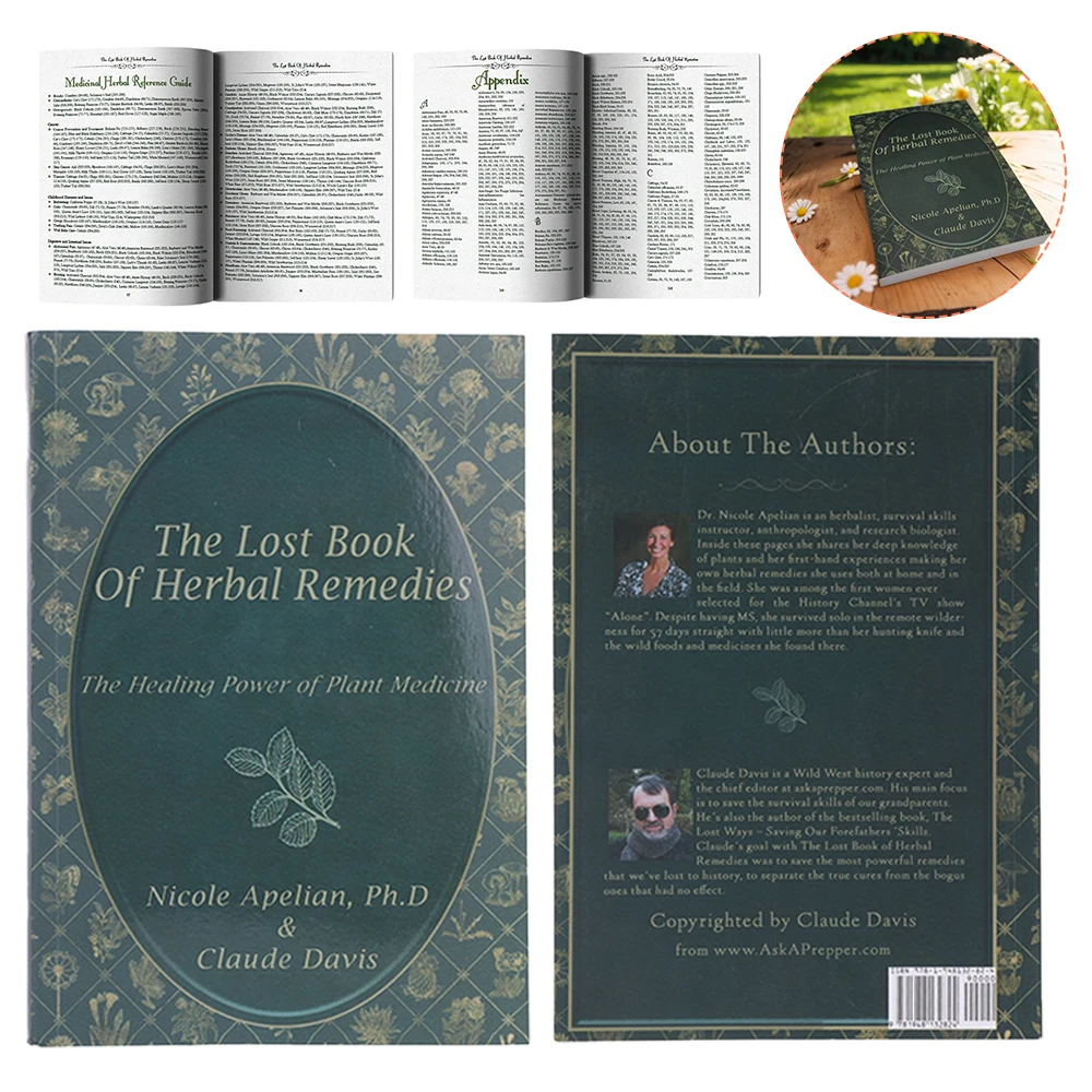 The Lost Book of Natural Remedies: 304 Pages Of Detailed Information,Medicinal Properties,Herbal Remedies Ideal Gifts