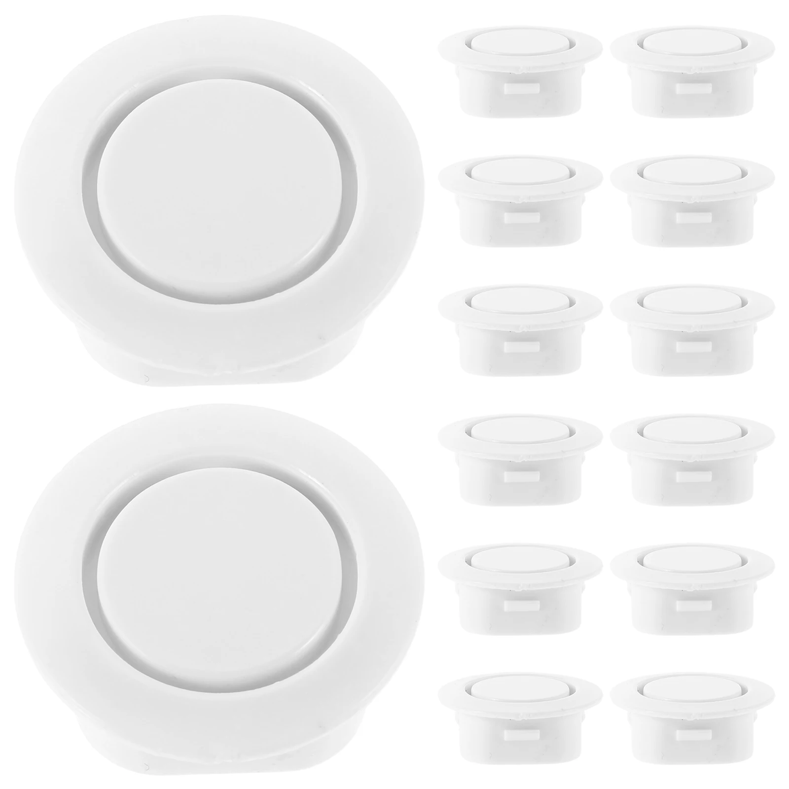 

20pcs Bumper Decorative Cover Plug Auto Hole for Cars Durable Rubber Easy Install Adjustable Fit Dustproof Radar