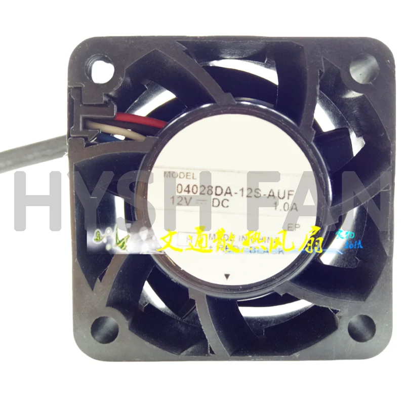 Ventilador com 4 Cabos, MODELO 04028DA-12S-AWF-AUF, DC 12V, 1.0A, 4028 Chassis