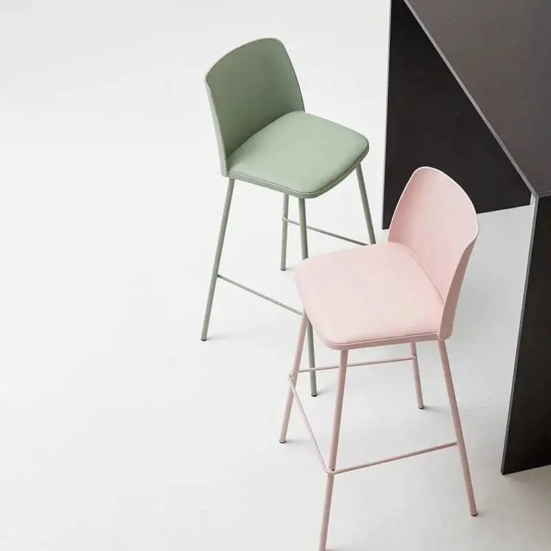 

Барный стул для библиотеки, кухни, уличного ресторана, ресепшн, в скандинавском стиле, высокий, для отдыха, эргономичный, для барных стоек, мебель