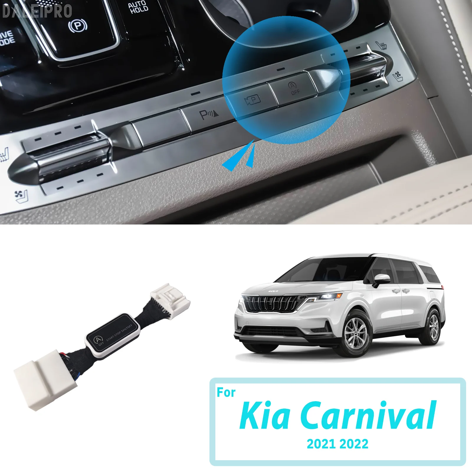 For Kia Carnival KA4 2021 2022 Automatic Stop Start Engine System Disable Smart Shut Down Car Auto Start Stop Eliminator