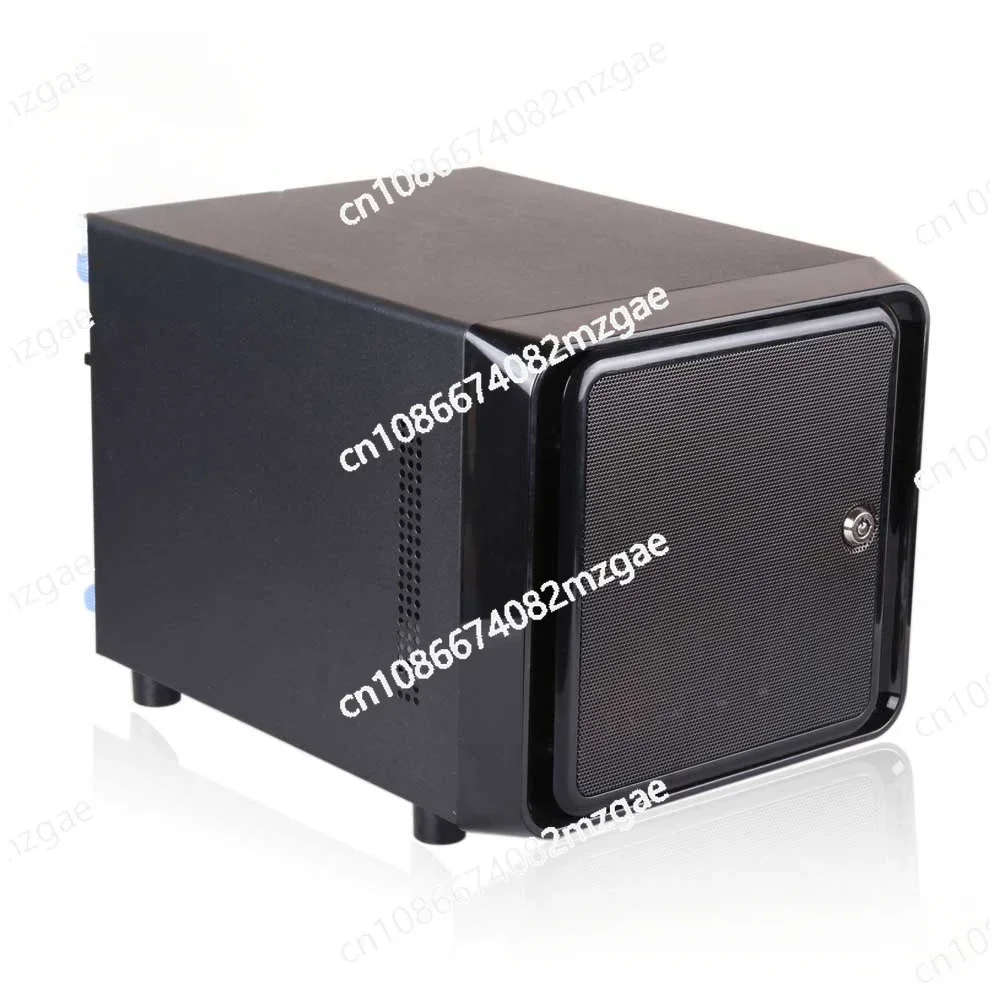 NAS4 Disk Hot-swappable Chassis Small Chassis Hei Xunhui Home SME Network Hard Disk Storage A Type ITX tool