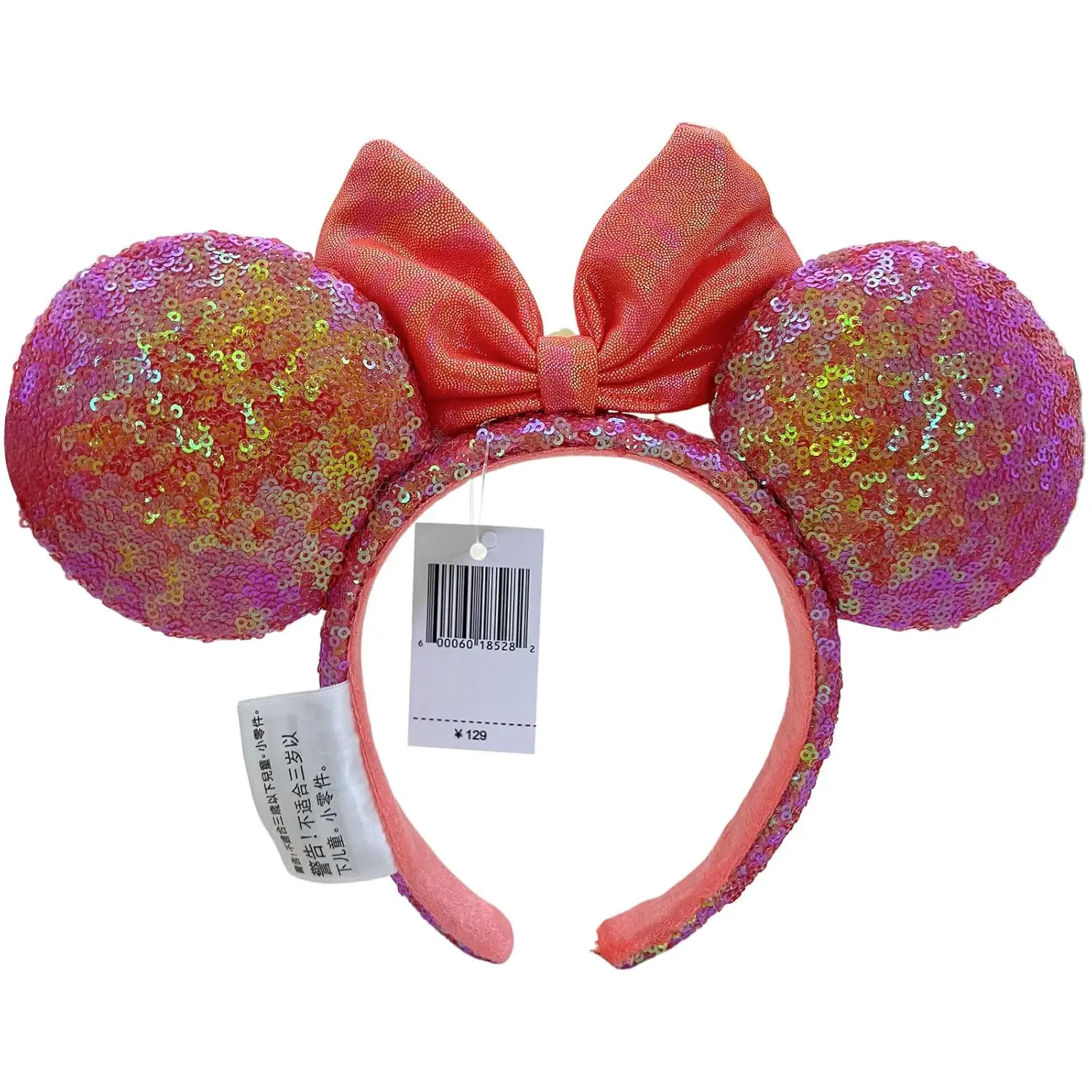 Opaska do włosów z uszami Myszki Miki i Minnie dla dziewczynek i dorosłych, księżniczka Jasmine, syrenka, opaska na festiwal, imprezę, podróż, akcesoria do włosów DIY