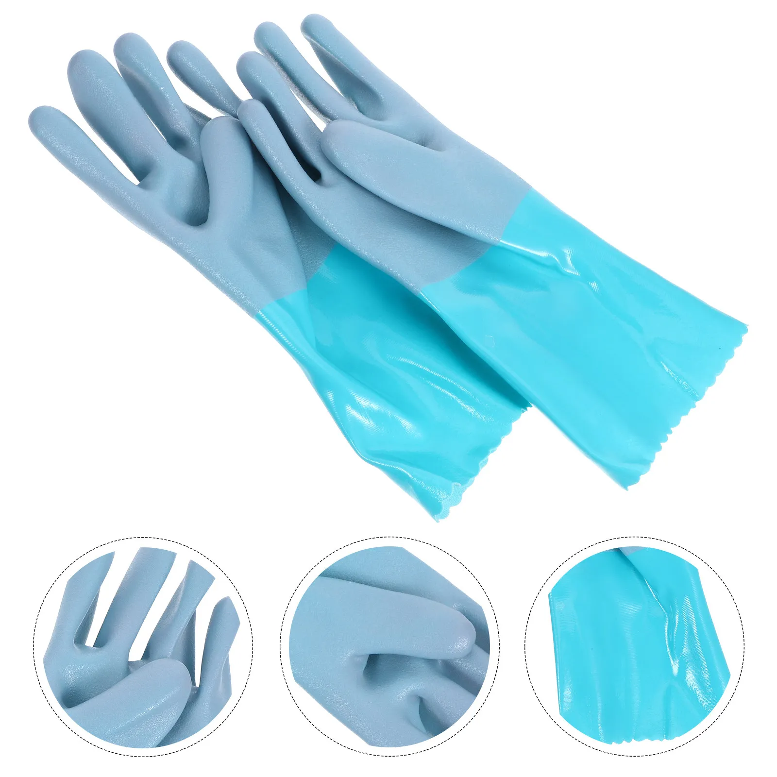 

1Pair Heavy Duty Fish Gloves Anti-Puncture Waterproof Grip Gloves for Sea Fishing Boat Work Seafood Handling Kitchen Filleting