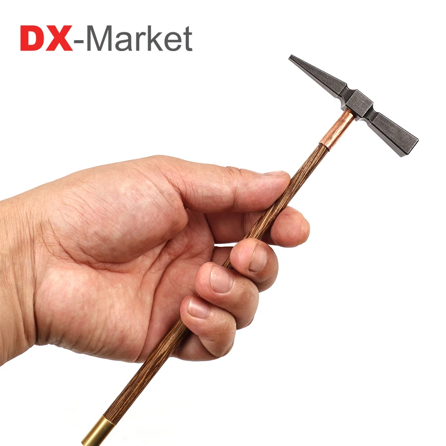 Miniature Precision Watchmaker Hammer – 440C Steel Head with Wooden Handle for Jewelry, Mold & Model Work,H030