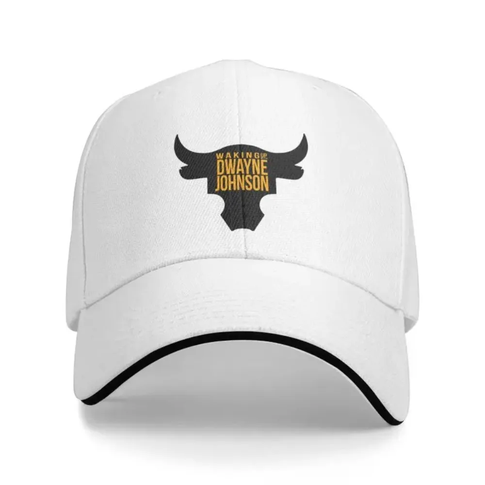 Fashion The Rock Dwayne Baseball Cap for Men Women Breathable Johnson Bull Dad Hat Sports