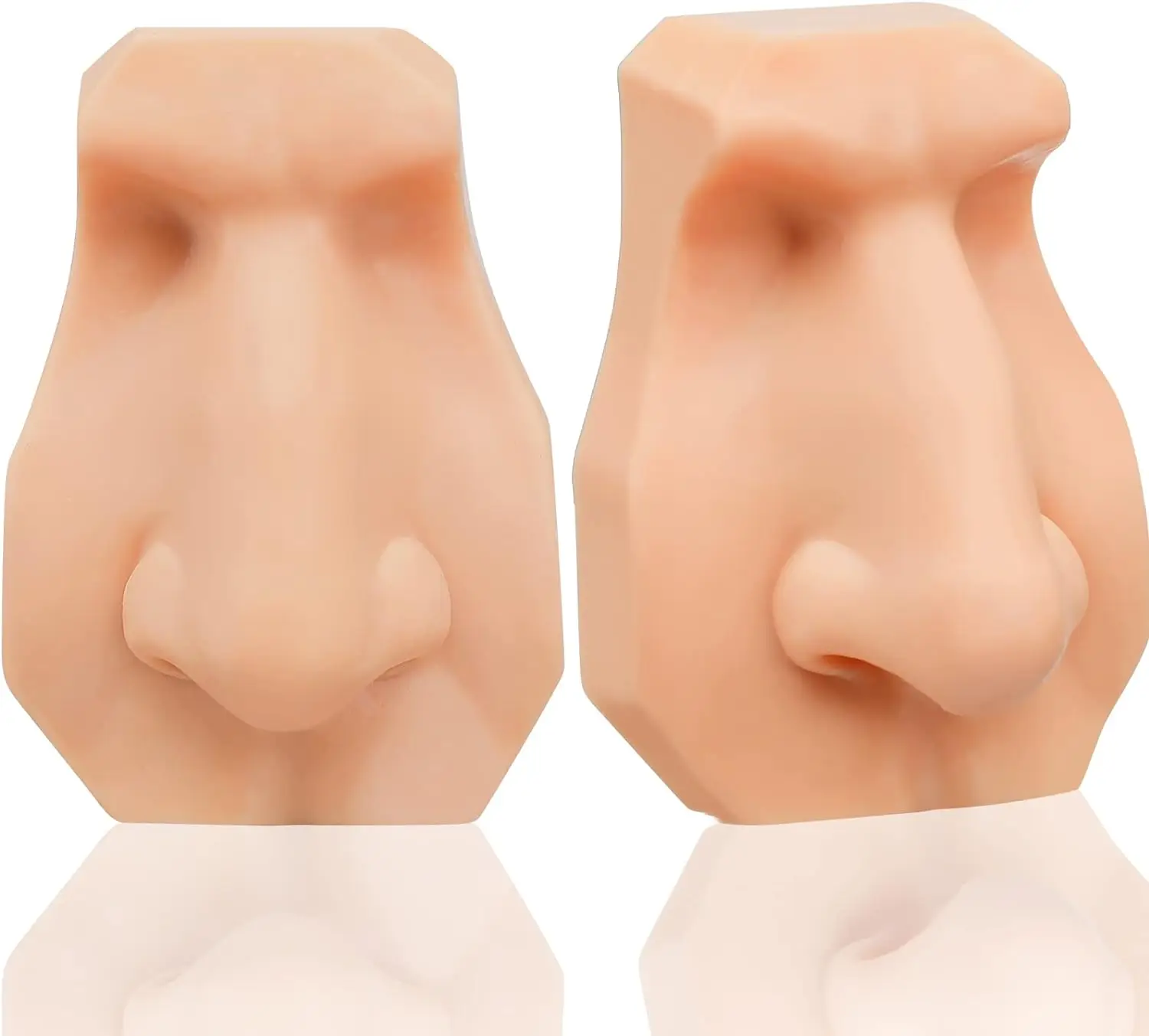 نموذج أنف من السيليكون، أنف صناعي واقعي، ممارسة جزء الثقب، أداة تعليم عارضة أزياء