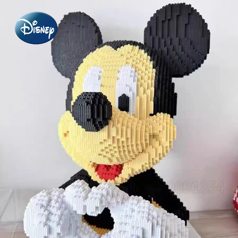 디즈니 미키와 미니 새로운 어린이 빌딩 블록 장난감 마이크로 입자 빌딩 블록 퍼즐 접합 빌딩 블록 장난감