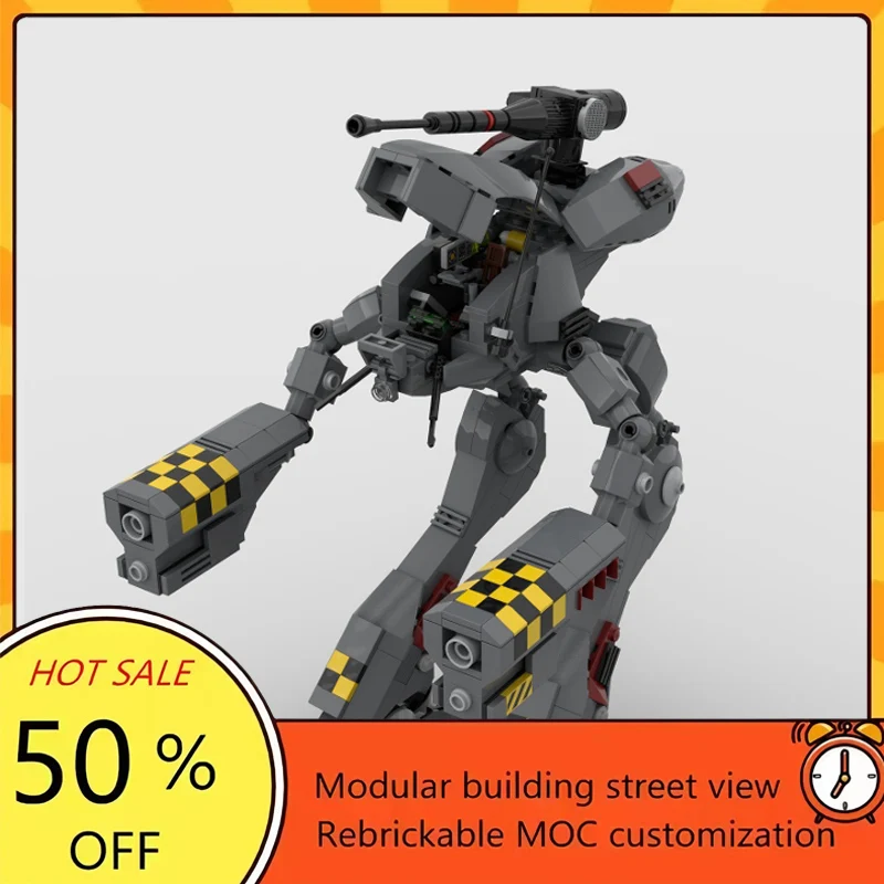 

Набор для сборки модульного боевого робота MOC из 688 деталей по мотивам популярного фильма «Звездные войны», технологичный конструктор, подарок на праздник, детский игровой набор