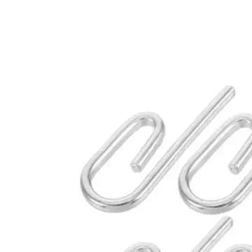 50 Pack U Shape Curtain Hooks Rustproof Thick Metal for Drapery Pleats Header Tape Installation Home Renovation